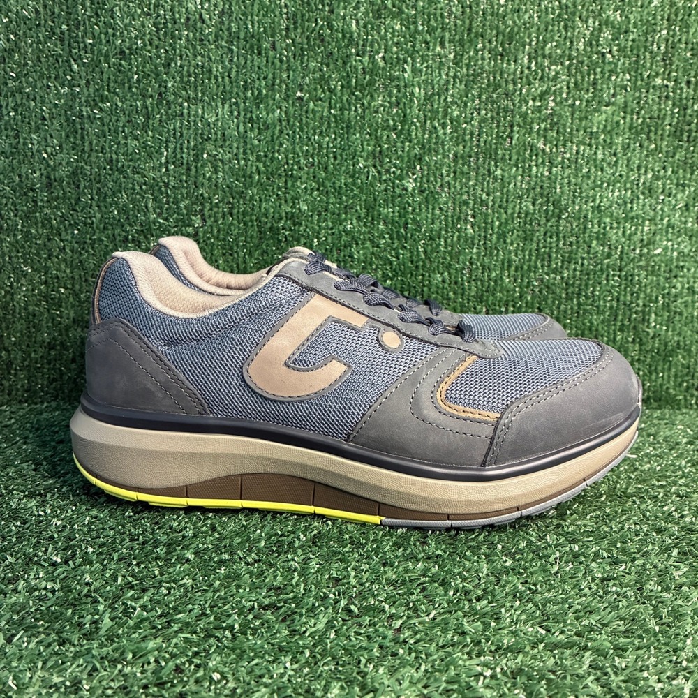 NEW Joya Cancun Dark Shadow Swiss Tech Orthopedic Walking Shoes Grey Mens Size 8
